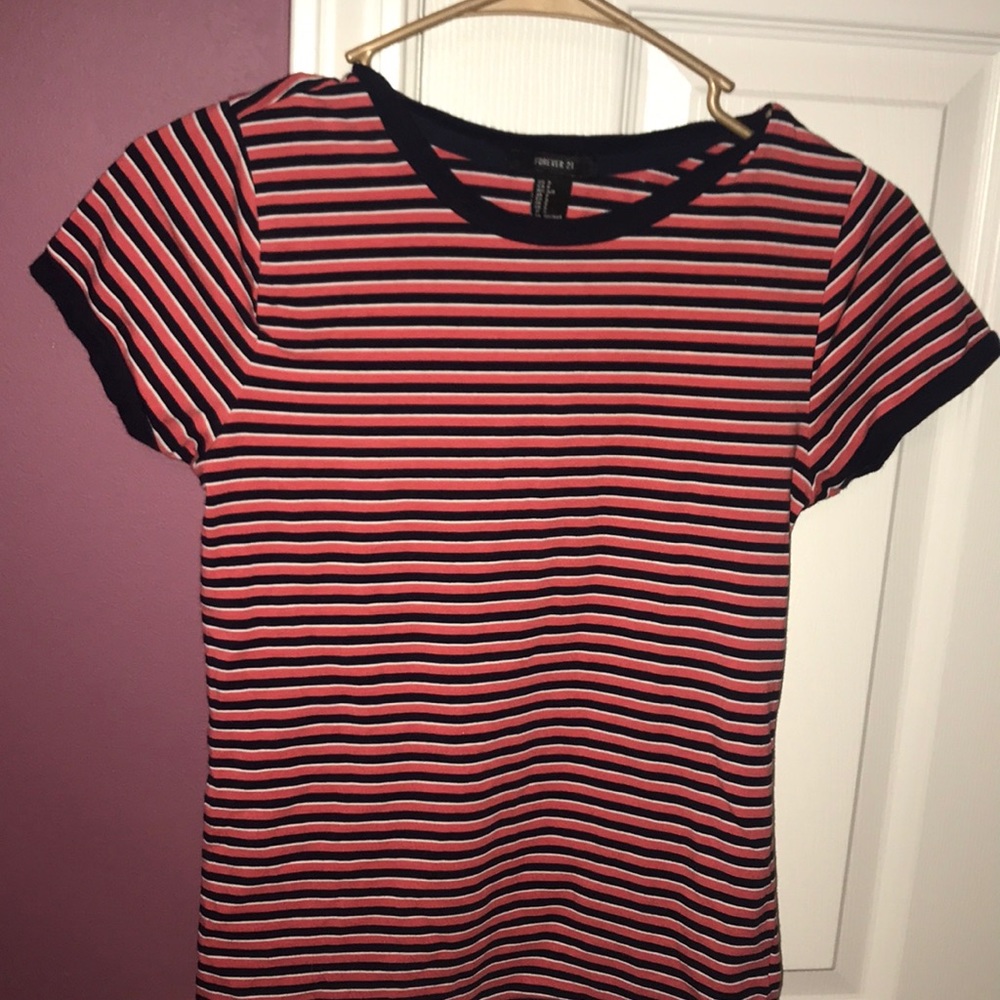 striped ringer tee